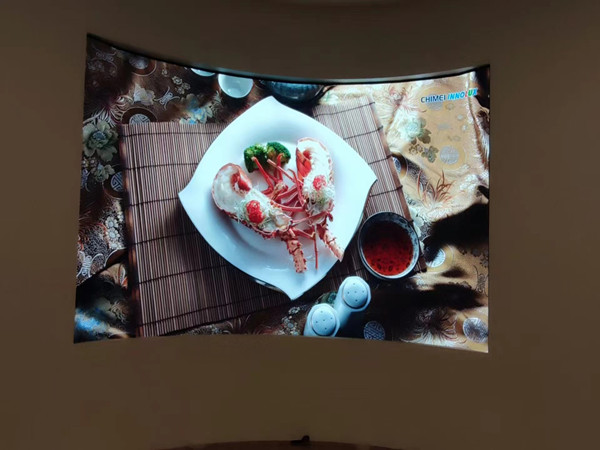 博湖室内P2.5弧形LED屏